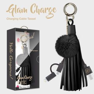 New Hello Gorgeous Glam Charge w/tassel and Pom Pom
